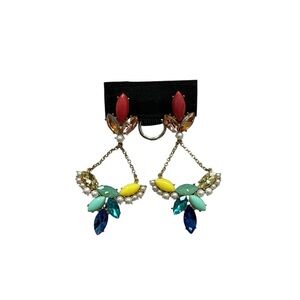 J. Crew Multicolor Gemstone Earrings